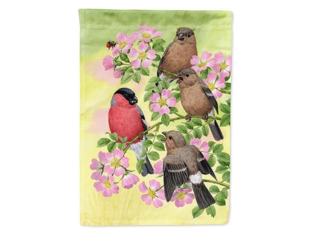 Caroline's Treasures ASA2154CHF Eurasian Bullfinches Canvas House Size Flag Multicolor Large
