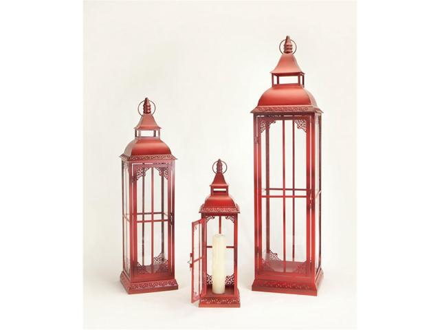 Lantern (Set of 3) 1975'H 28'H 37'H Metal/Glass