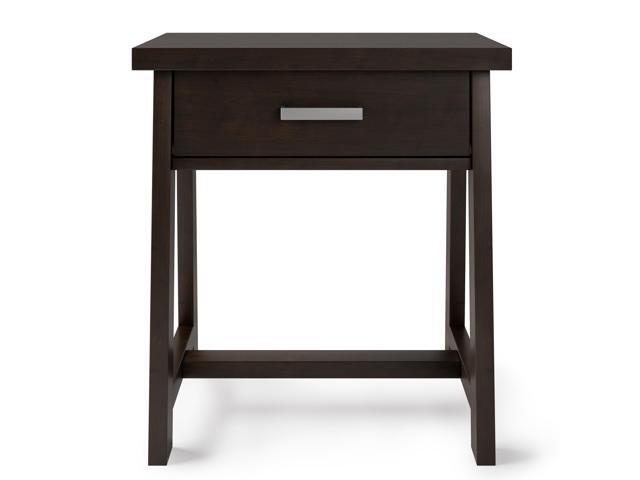 Sawhorse SOLID WOOD 24 in Wide Bedside Nightstand Table