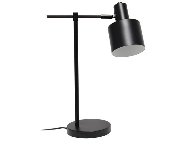 Lalia Home Mid Century Modern Metal Table Lamp Black