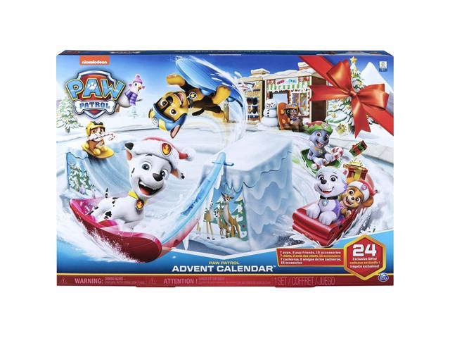 PAW Patrol 6059302 - 2019 Advent Calendar with 24 Exclusive Collectible Pieces for Kids Aged 3 and up