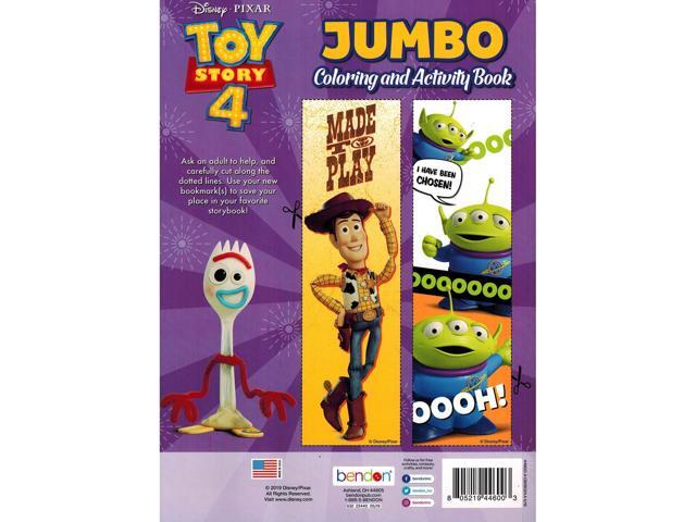 Disney Pixar Toy Story 4 Movie Jumbo Coloring and Activity Book