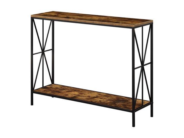 Tucson Starburst Console Table with Shelf