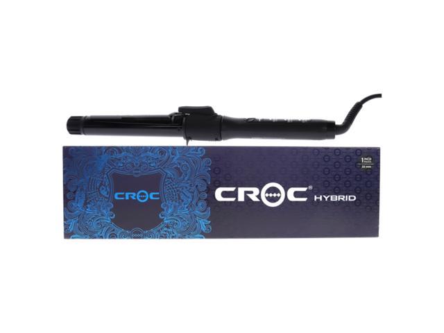 Hybrid Curling Iron - Black by Croc for Unisex - 1 Inch Curling Iron
