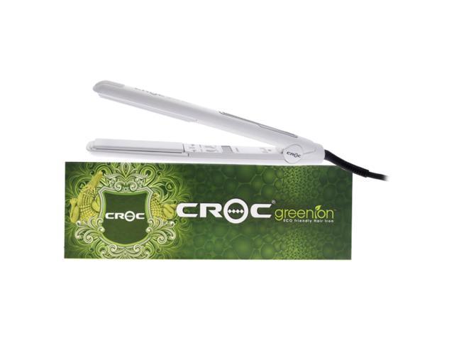 Greenion Flat Iron - White by Croc for Unisex - 1 Inch Flat Iron