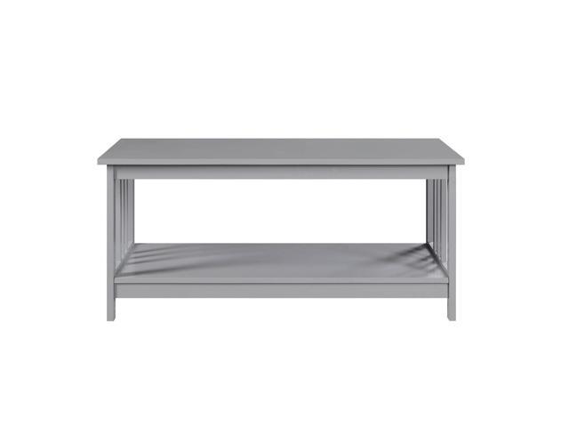 Ergode Mission Coffee Table with Shelf