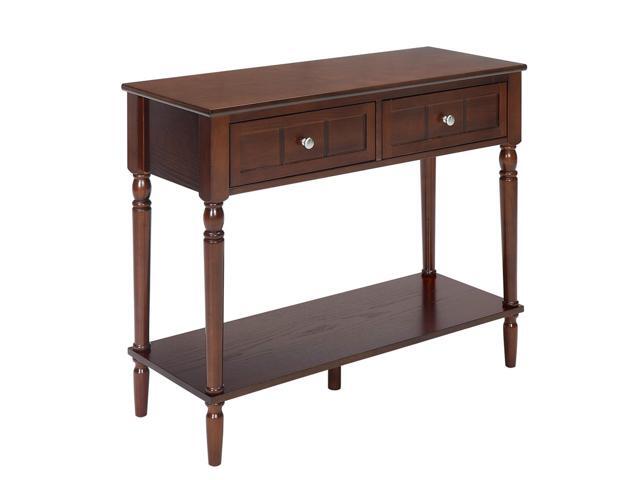 Ergode French Country 2 Drawer Hall Table with Shelf