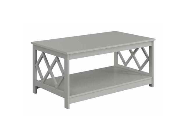 Ergode Diamond Coffee Table with Shelf