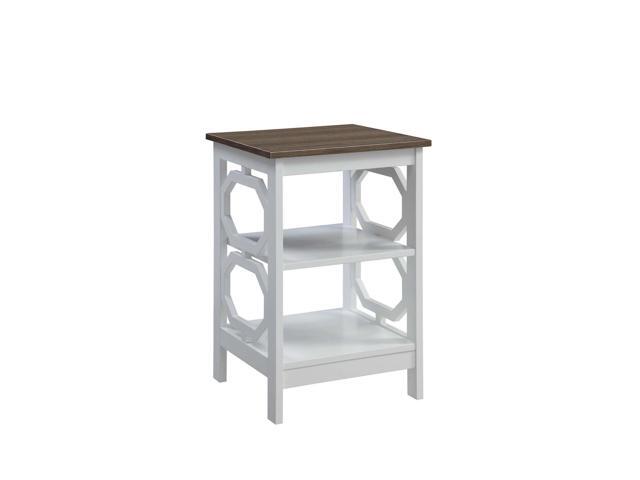Ergode Omega End Table with Shelves