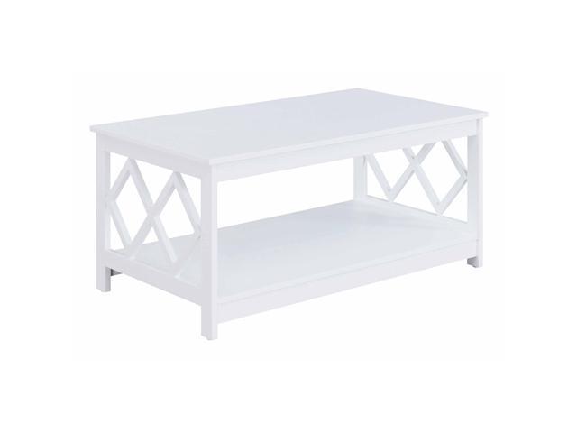 Ergode Diamond Coffee Table with Shelf