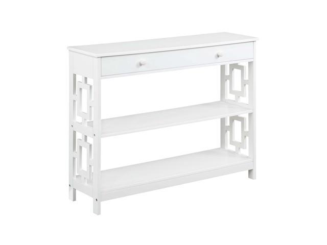 Ergode Town Square 1 Drawer Console Table with Shelves