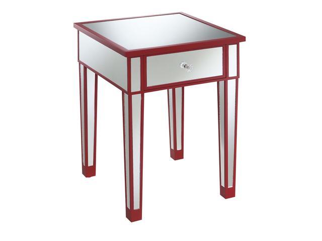 Ergode Gold Coast Mirrored 1 Drawer End Table