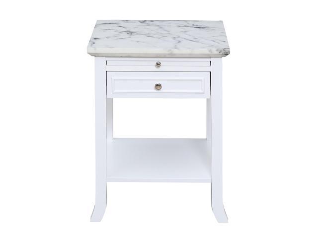 Ergode American Heritage Logan 1 Drawer End Table with Pull-Out Shelf