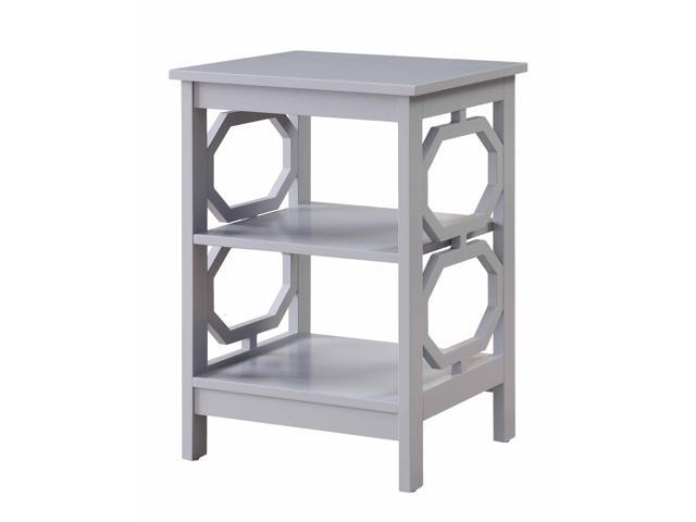 Ergode Omega End Table with Shelves