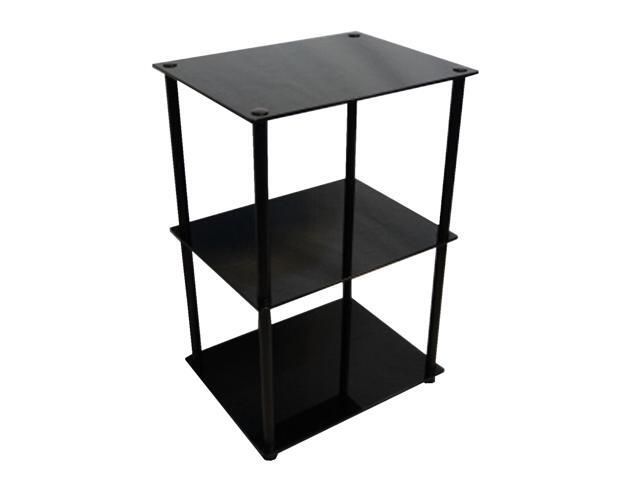 Ergode Designs2Go Classic Glass Tall 3 Tier End Table