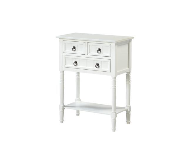 Ergode Kendra 3 Drawer Hall Table with Shelf