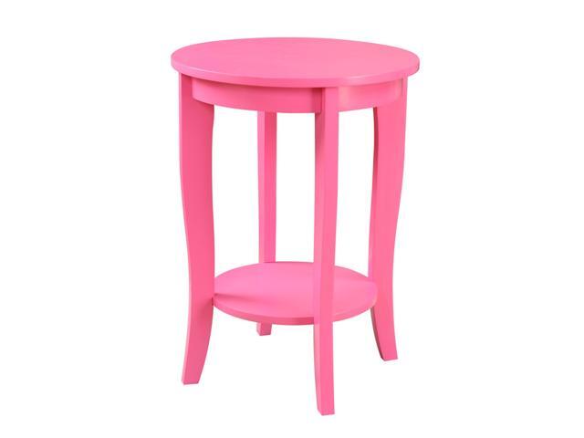 Ergode American Heritage Round End Table with Shelf