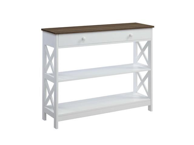 Ergode Oxford 1 Drawer Console Table with Shelves