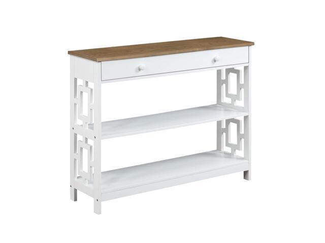 Ergode Town Square 1 Drawer Console Table with Shelves