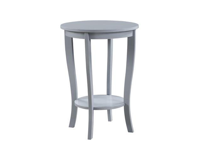 Ergode American Heritage Round End Table with Shelf