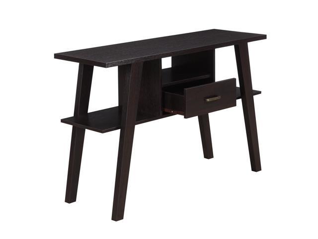 Ergode Newport Mike W 1 Drawer Console Table with Shelves