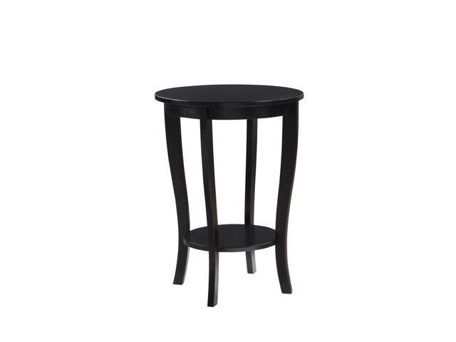 Ergode American Heritage Round End Table with Shelf
