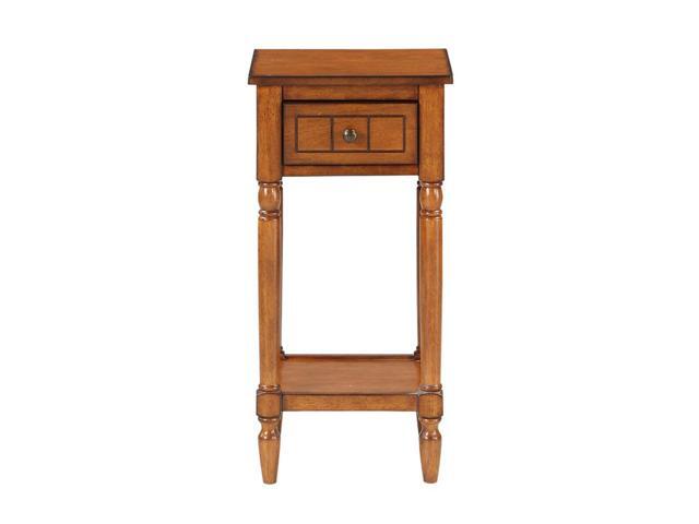 Ergode French Country Khloe 1 Drawer Accent Table with Shelf