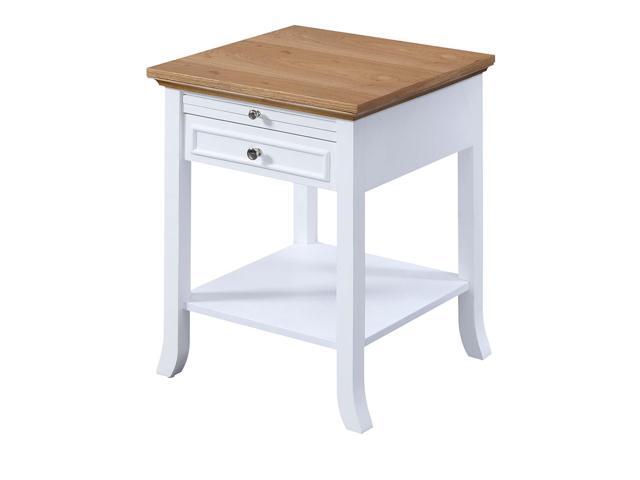 Ergode American Heritage Logan 1 Drawer End Table with Pull-Out Shelf