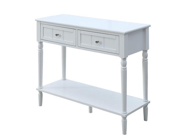 Ergode French Country 2 Drawer Hall Table with Shelf