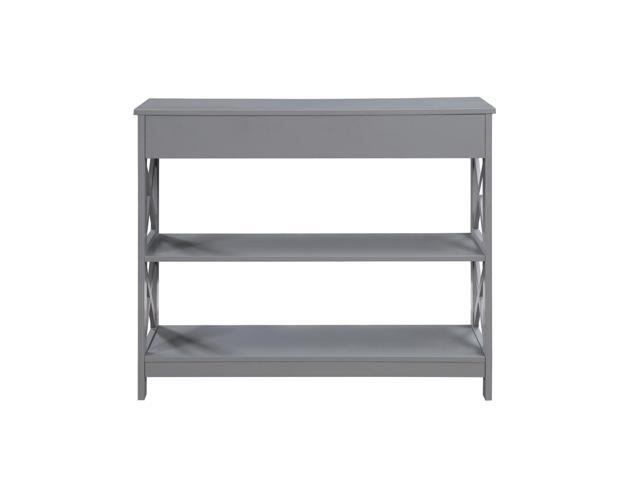 Ergode Oxford 1 Drawer Console Table with Shelves
