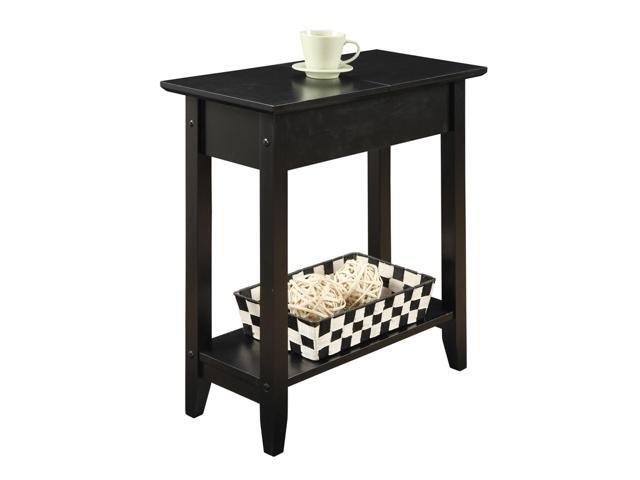 Ergode American Heritage Flip Top End Table with Shelf