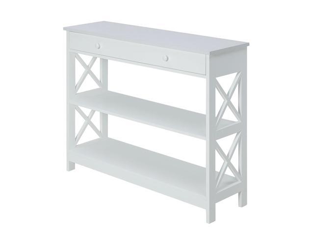 Ergode Oxford 1 Drawer Console Table with Shelves