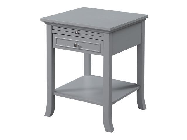 Ergode American Heritage Logan 1 Drawer End Table with Pull-Out Shelf
