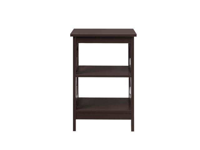 Ergode Omega End Table with Shelves