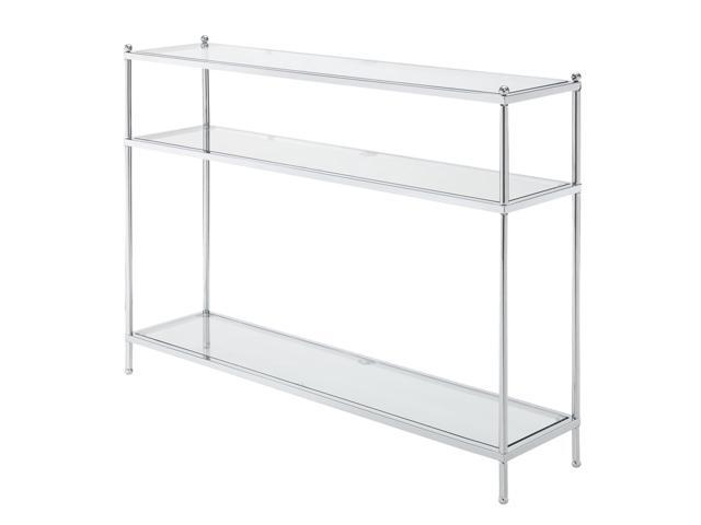 Ergode Royal Crest 3 Tier Glass Console Table