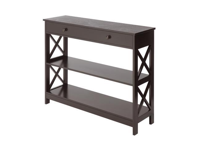 Ergode Oxford 1 Drawer Console Table with Shelves
