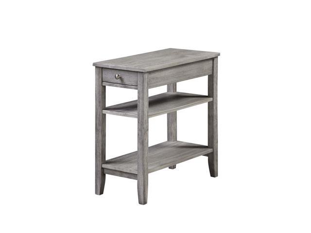 Ergode American Heritage 1 Drawer Chairside End Table with Shelves