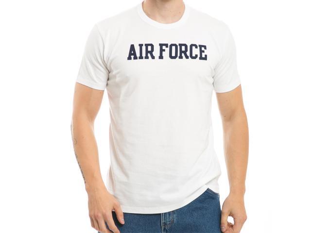 Oceanside Applique T's Airforce Wht M