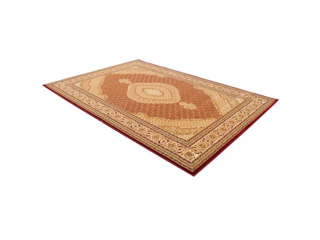 Ergode Traditional Runner Area Rug (2x10 feet) Transitional - 2'3' x 10' Red