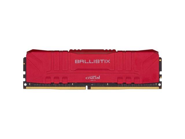 Crucial Ballistix DDR4-2666 16GB/2G x 64 CL16 Desktop Gaming Memory (Red)