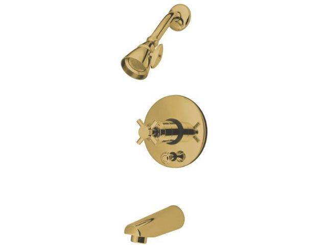 Kingston Brass KB86920DX Concord Single Handle Tub & Shower Set