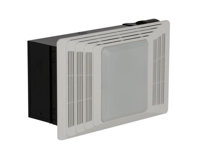 Broan 659 Bathroom fan with heater and Light White Plastic Grille 50 CFM