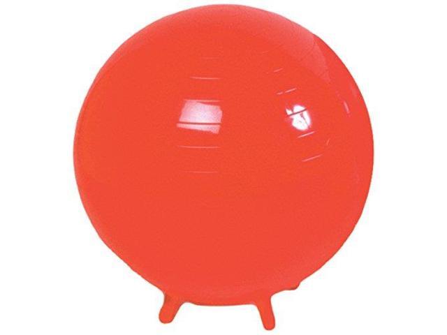 Fabrication Enterprises 30-1894 295 in Cando Feet Ball Inflatable Exercise Ball with Stability Feet - Red