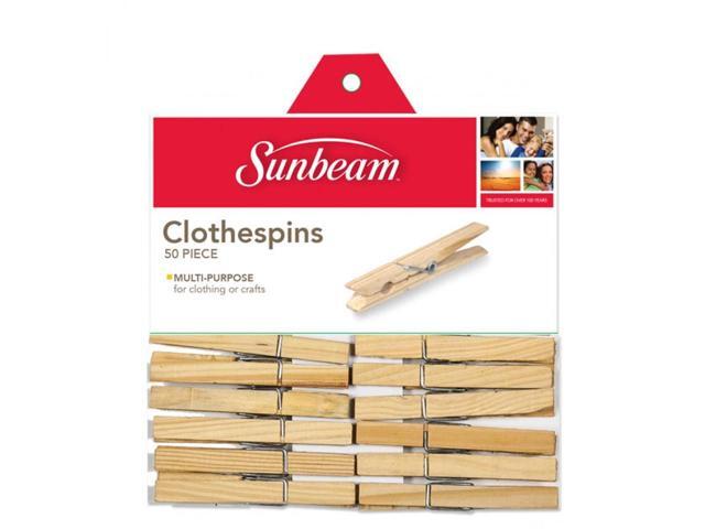 SUNBEAM 50PC WOODEN CLOTHESPIN