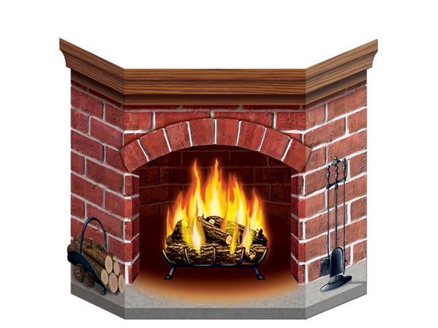 Brick Fireplace Stand-Up (Pack of 6)