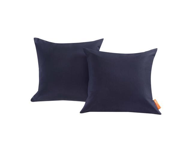 Convene Two Piece Outdoor Patio Pillow Set - Navy