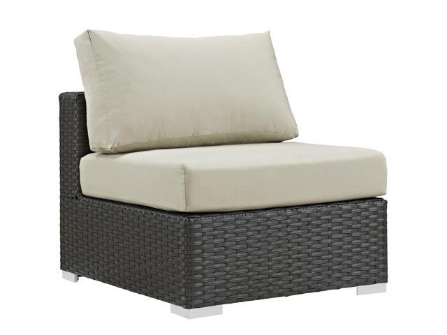 Sojourn Outdoor Patio Fabric Sunbrella Armless - Canvas Antique Beige