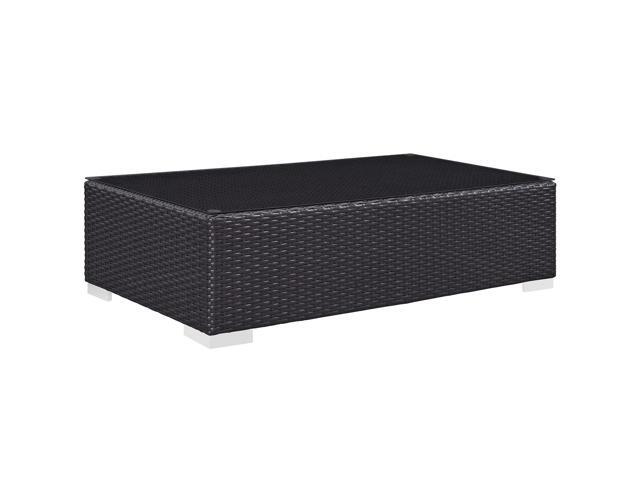 Convene Outdoor Patio Coffee Table - Espresso
