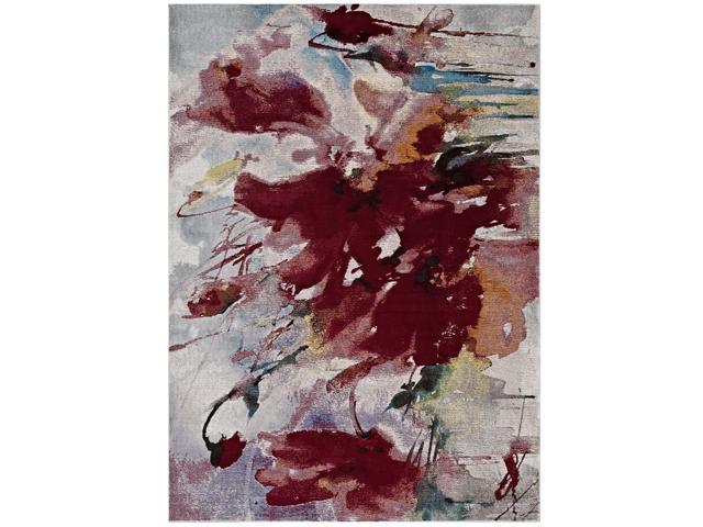 Blume Abstract Floral 8x10 Area Rug - Multicolored