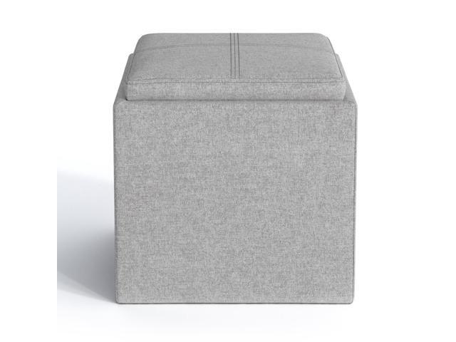 Rockwood Cube Storage Ottoman with Tray